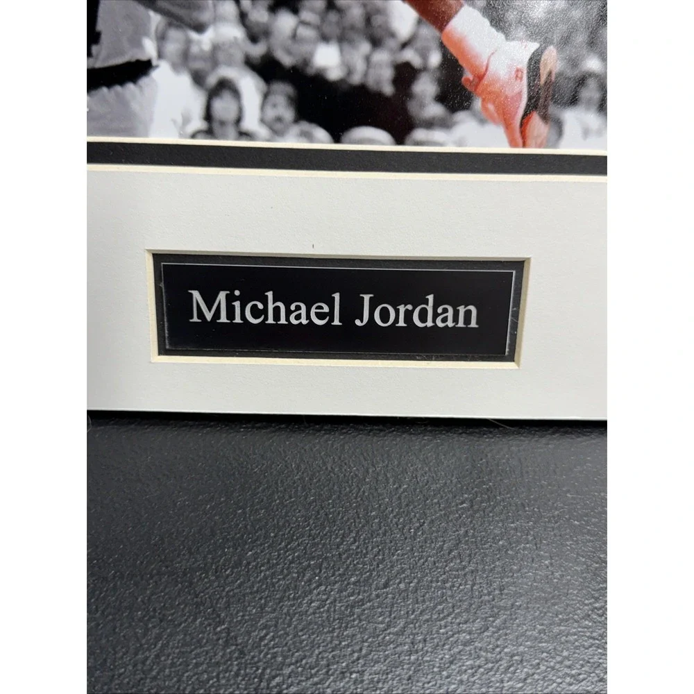 MICHAEL JORDAN Slam Dunk Action Matted Print  CHICAGO BULLS
